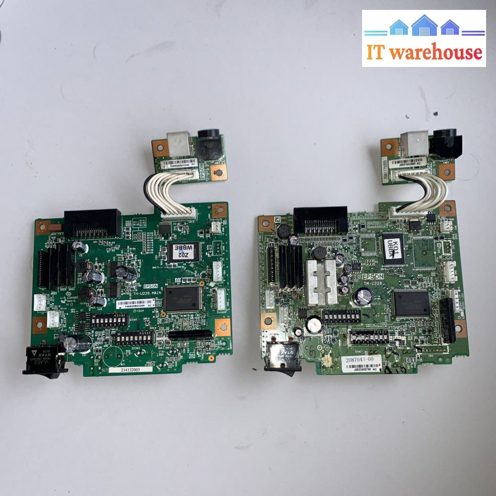 (1X) Epson 2087046-00 Main Logic Board For Tm-U220B M188B Pos Receipt Printer