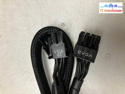 ~1X Evga Supernova 8 Pin To Pin (6 + 2) Vga G3 Power Supply Cable