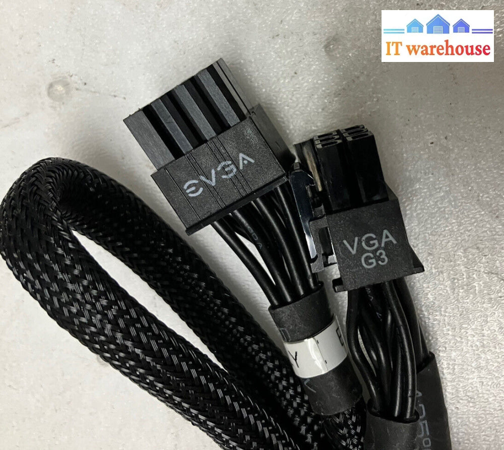 ~1X Evga Supernova 8 Pin To Dual Pin (6 + 2) Vga G3 Power Supply Cable