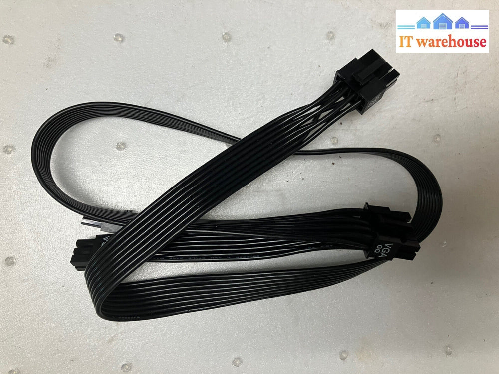 ~ 1X Evga Supernova 8 Pin To Dual Pin (6 + 2) Vga Gq Power Supply Cable