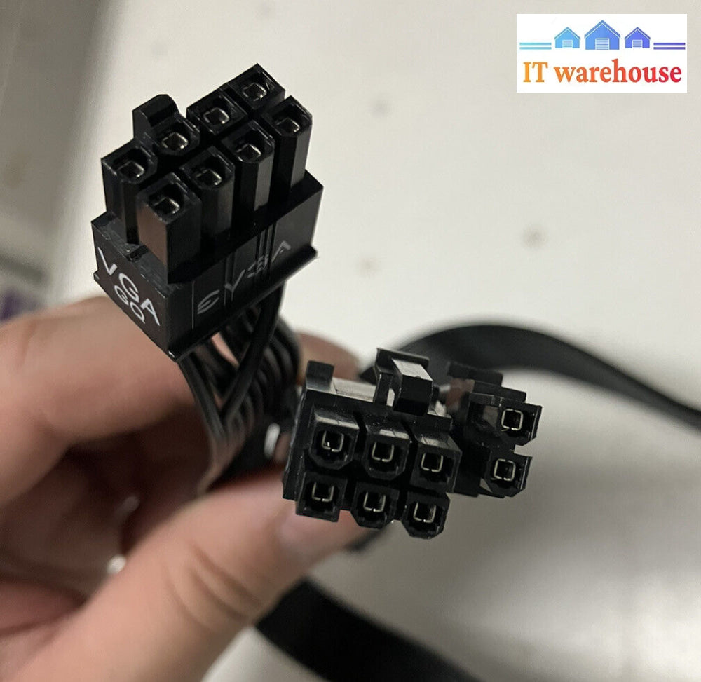 ~ 1X Evga Supernova 8 Pin To Dual Pin (6 + 2) Vga Gq Power Supply Cable