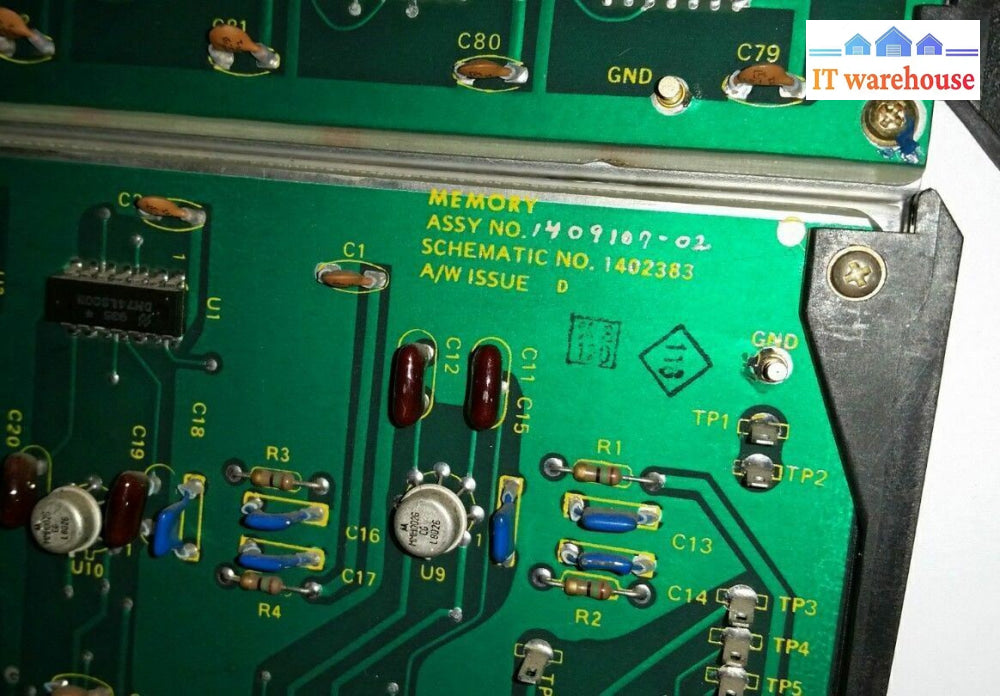 - 1X Memory Board Assy 1409107-01(02) Schematic 1402383