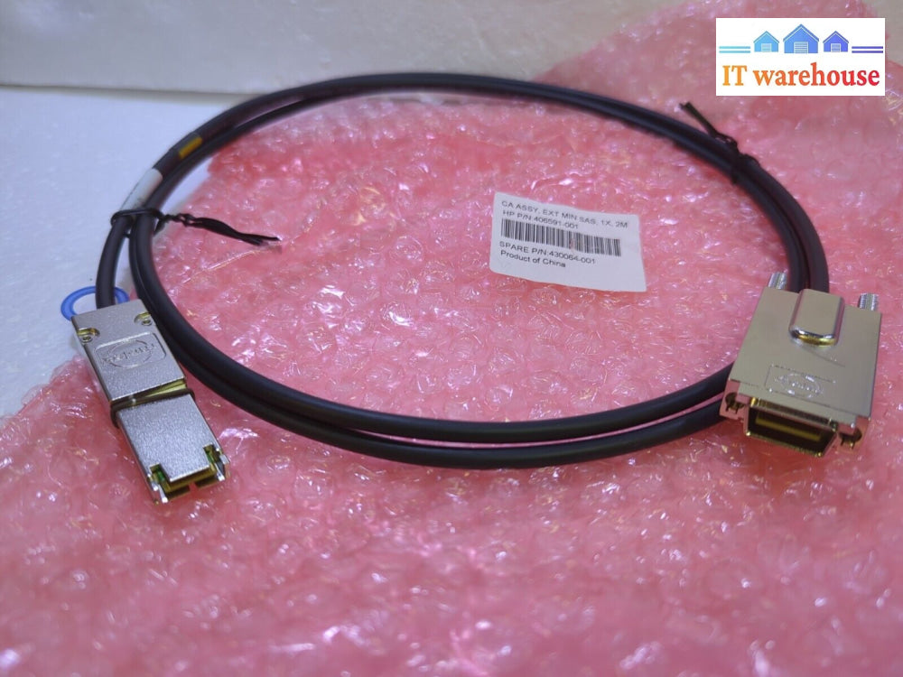 - 1X New Hp 406591-001 430064-001 2M External Mini-Sas Network Cable