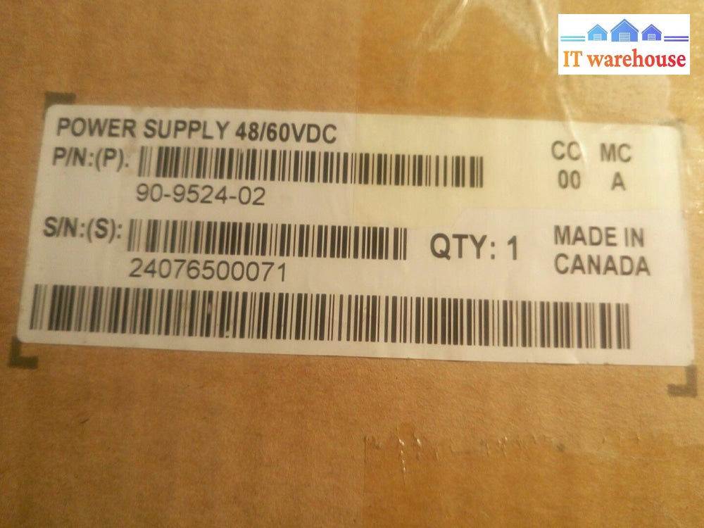 - 1X New Tectrol Power Supply Tc44D-1404 90-9524-02 -48/-60Vdc