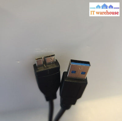 - 1X New Usb 3.0 Type A (Male) To Micro-B Hdd Data Cable(Seagate Srd0Sp1)