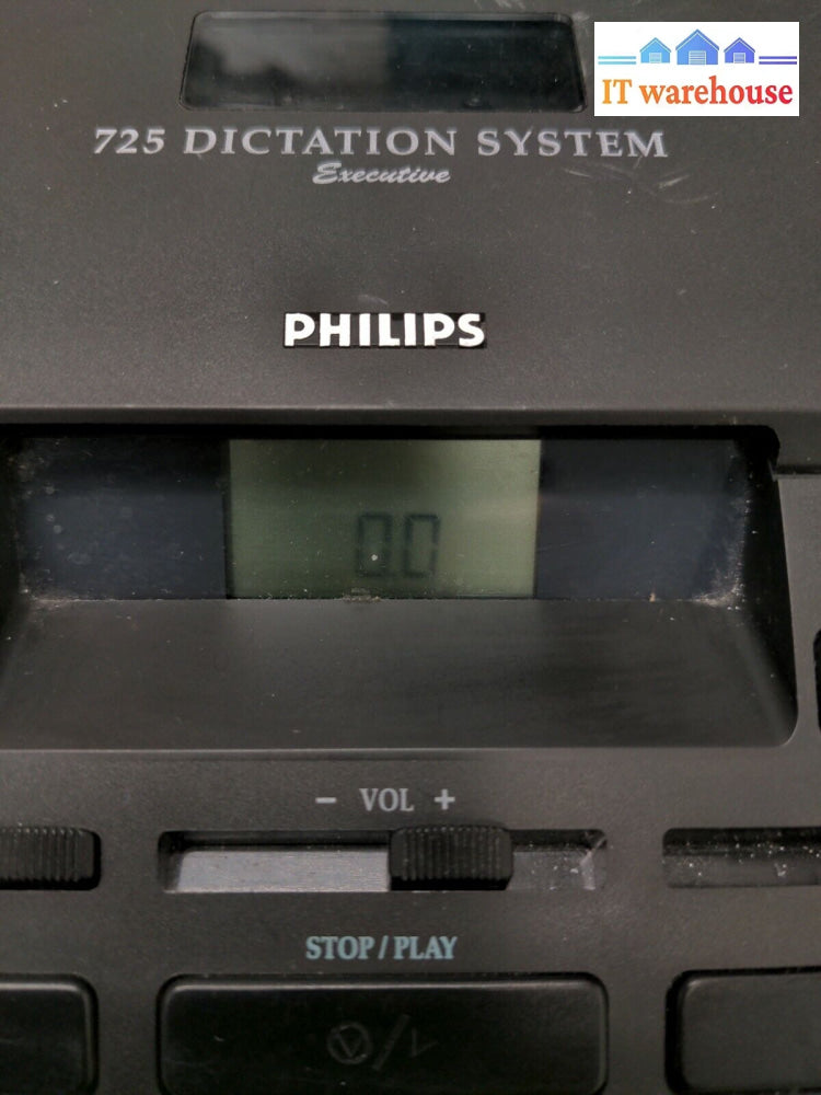 - 1X Philips Lfh 0725/02 725 Dictation System (With Compatible Ac Adapter ）