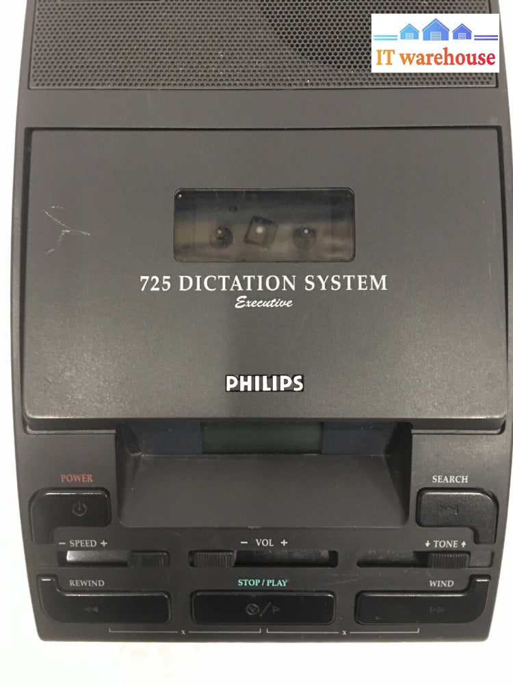 - 1X Philips Lfh 0725/02 725 Dictation System (With Compatible Ac Adapter ）