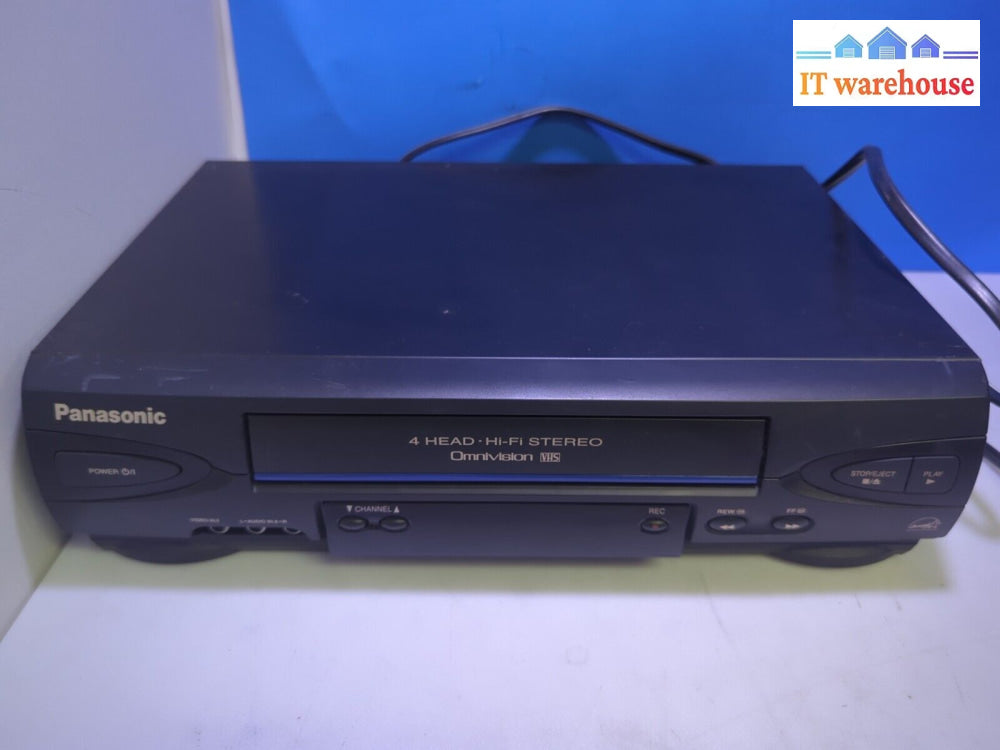 1X Random Brand Panasonic/Toshiba/Sony... Hifi Vhs Player Tested (No Remote) -