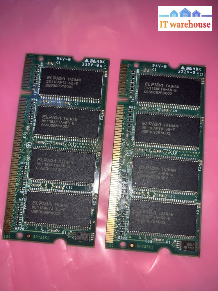 (1X) Ricoh Rawcard-A 512Mb 266Mhz Ddr Pc2100 Memory