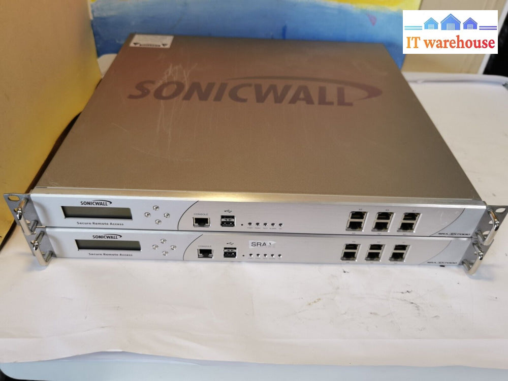 $ 1X Sonicwall Remote Access Sra Ex7000 1Rk15-059 000(No Hard Drive No Licence)