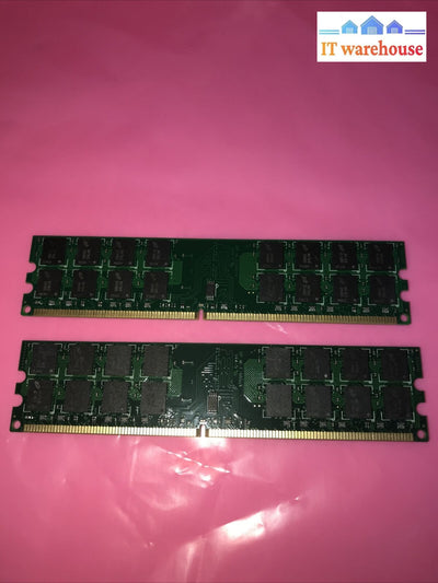 2 X 4Gb Micron Pc2-6400U-666 Ddr2 800Mhz Non-Ecc Desktop Memory (Rare)