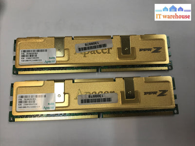 2 X Apacer 1Gb Unb Pc2-6400 Cl5 Desktop Ram