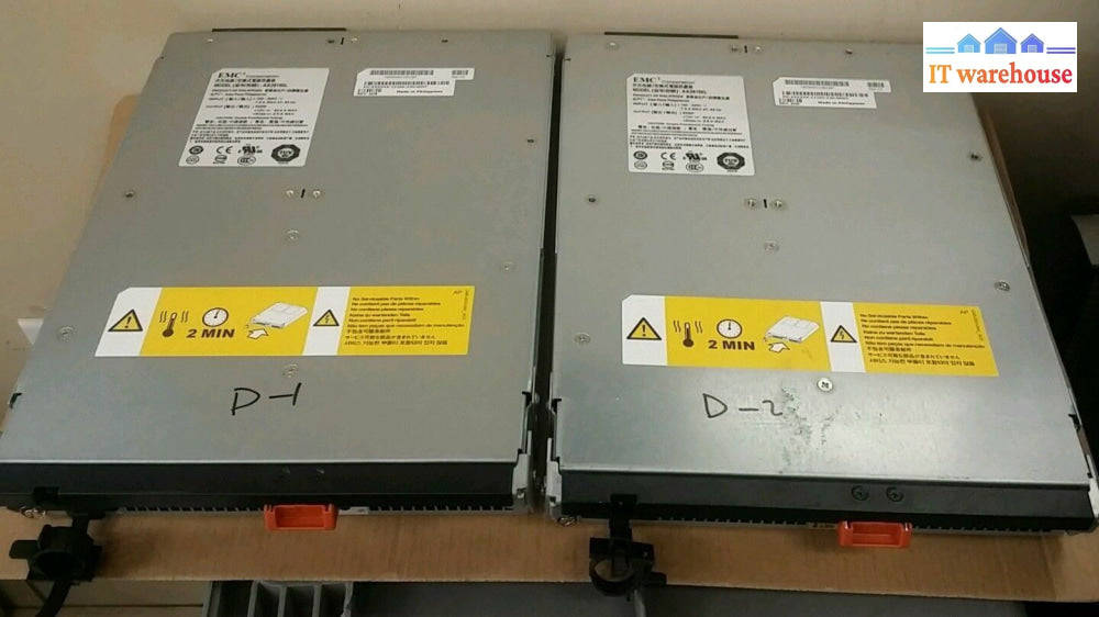 2 X Emc Astec 533W 1U Power Supply Aa26150L Ph-Xxxxxx-13290-13H-00Yf/Yi