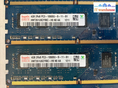 (20X 4Gb) Hynix 2Rx8 Ddr3-1333 Pc3-10600U Desktop Dimm Ram Hmt351U6Cfr8C-H9 ~