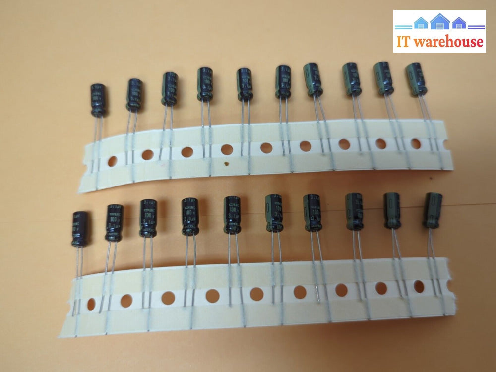 (20X) Kmc 3.3Uf /100V Hi Temp Radial Electrolytic Capacitor