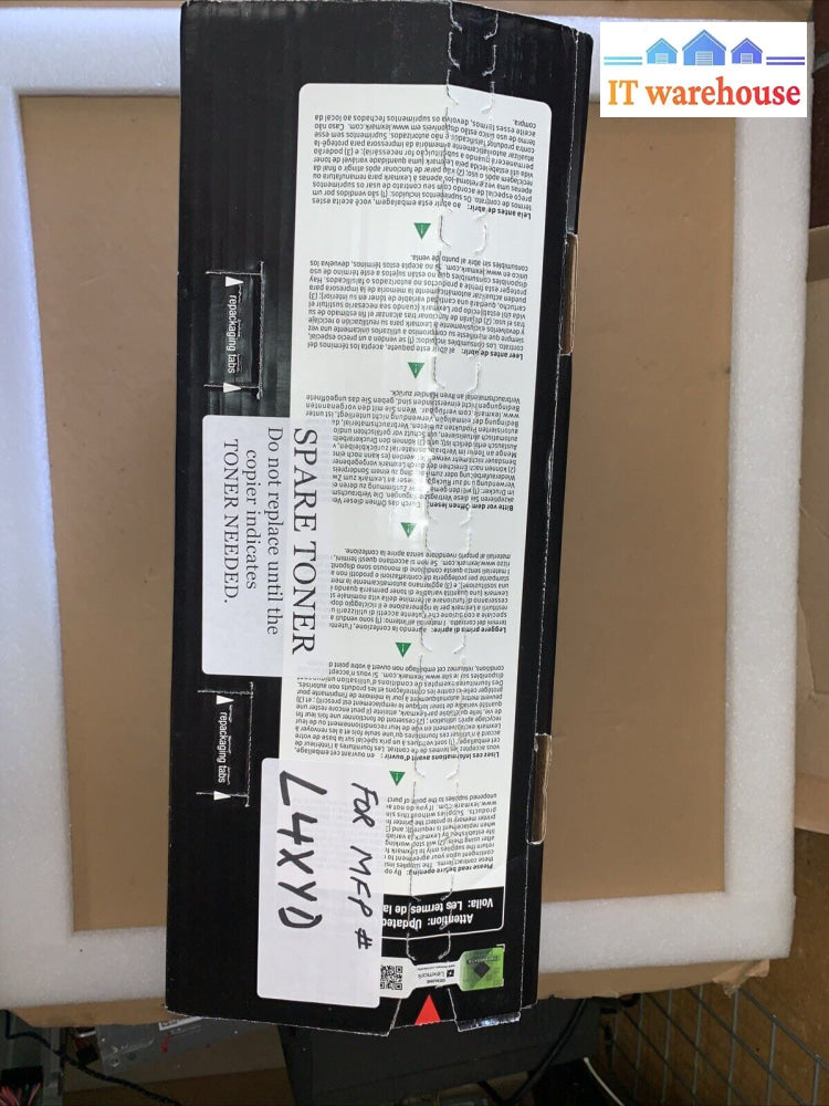 24B5875 Original Oem Lexmark Toner Black High Yield Genuine Sealed New