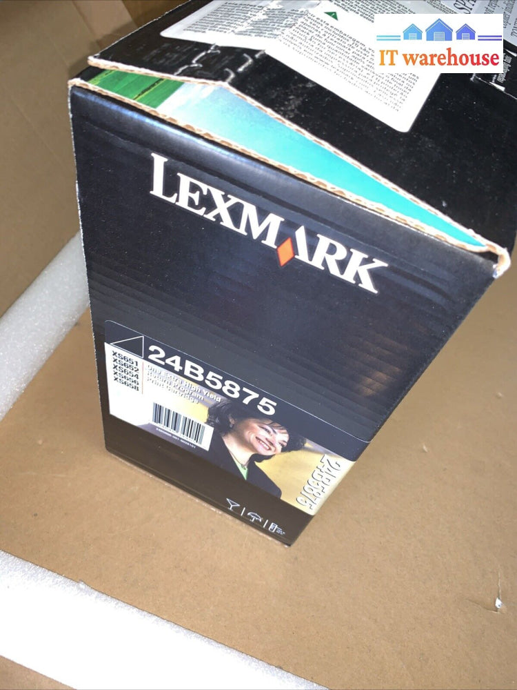 24B5875 Original Oem Lexmark Toner Black High Yield Genuine Sealed New