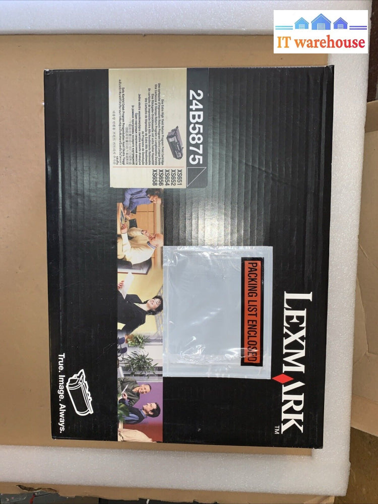 24B5875 Original Oem Lexmark Toner Black High Yield Genuine Sealed New