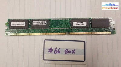 256Mb Unigen Ddr Ram Pc3200U 400Mhz Ug732D6688Ks-Gj Memory 184Pin