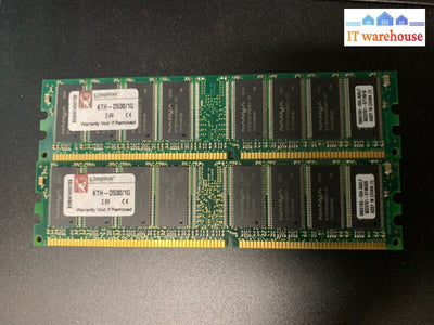 2Gb 2X1Gb Pc-3200 Kingston Kth-D530/1G Samsung Ddr-400 Memory Kit Ddr1 Pc3200