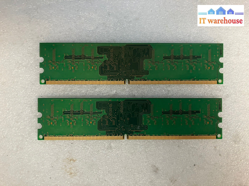 ~ (2X 1Gb) Elpida 1Rx8 Pc2-5300U -555 Ebe10Ue8Acfa-6E-E Ddr2-667 Dimm Memory