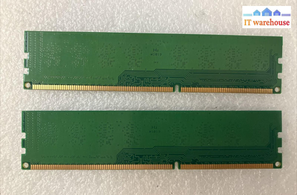 (2X 1Gb) Kingston Kvr Acr128X64D3U1333C9 Ddr3-1333 Pc3-10600 Dimm Ram Memory ~