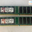 (2X 1Gb) Kingston Kvr400X64C3A 9905193 Pc-2700 Ddr-333 184Pin Desktop Dimm Ram ~