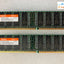 (2X 256Mb) Hynix Hymd232646B8J Pc-3200U Ddr-400 Dimm Memory Desktop Ddr1 Ram ~