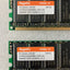 (2X 256Mb) Hynix Hymd232646B8J Pc-3200U Ddr-400 Dimm Memory Desktop Ddr1 Ram ~