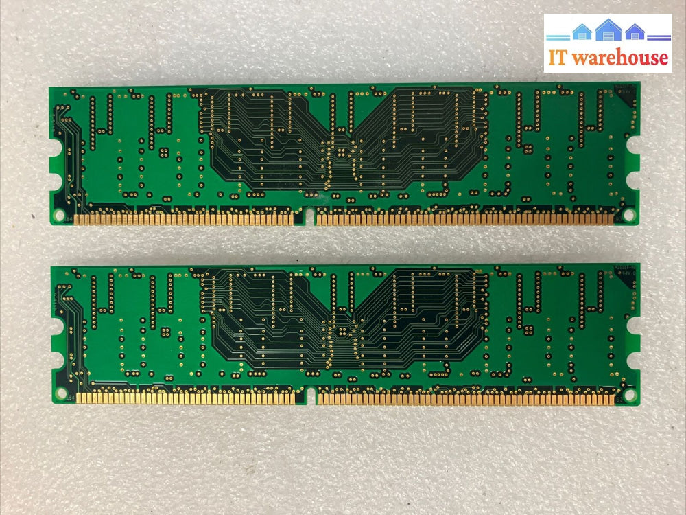 (2X 256Mb) Hynix Hymd232646B8J Pc-3200U Ddr-400 Dimm Memory Desktop Ddr1 Ram ~