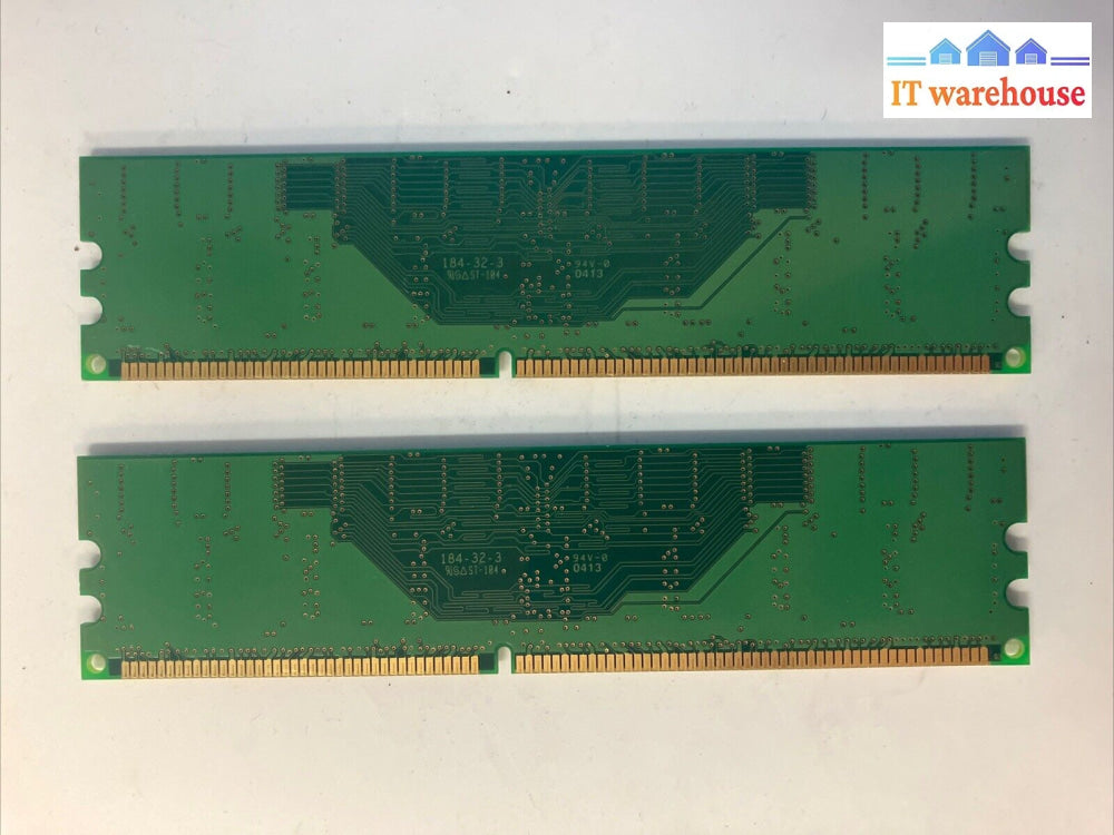 (2X 256Mb) Infineon Pc-2700U Ddr-333 Cl2.5 Dimm Desktop Ram Hys64D32300Gu-6-C ~