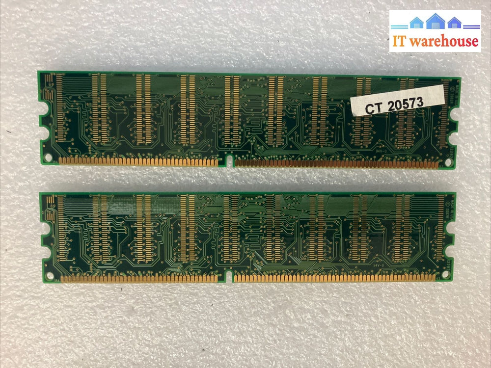 (2X 256Mb) Nanya Pc-2100U Ddr-266Mhz Dimm Desktop Memory Ram