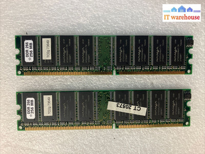 (2X 256Mb) Nanya Pc-2100U Ddr-266Mhz Dimm Desktop Memory Ram