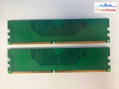 (2X 256Mb) Samsung Pc-2700U Ddr-333 Cl2.5 Dimm Ram M368L3223Ftn-Cb3 305957-041 ~