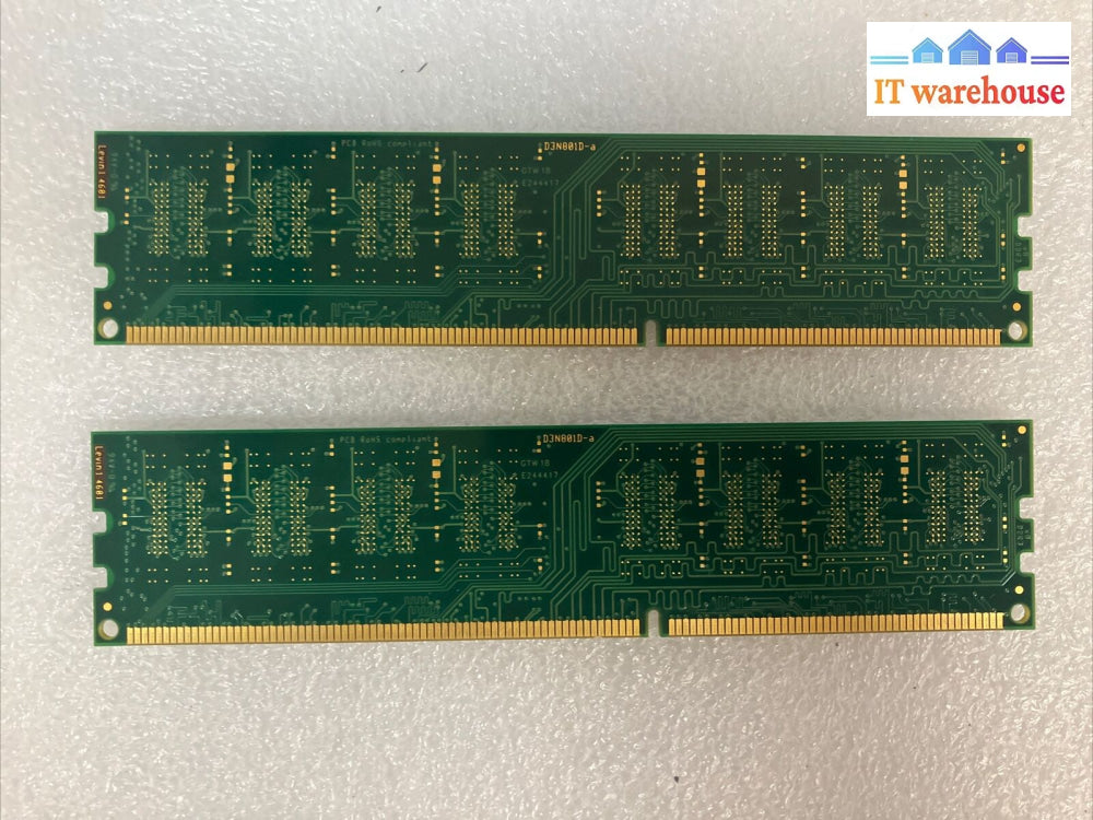 (2X 2Gb) Crucial Bg112Jn.n2 Ddr3-1333 Pc3-10600 Ct25664Ba1339.C8F1Md Dimm Ram ~