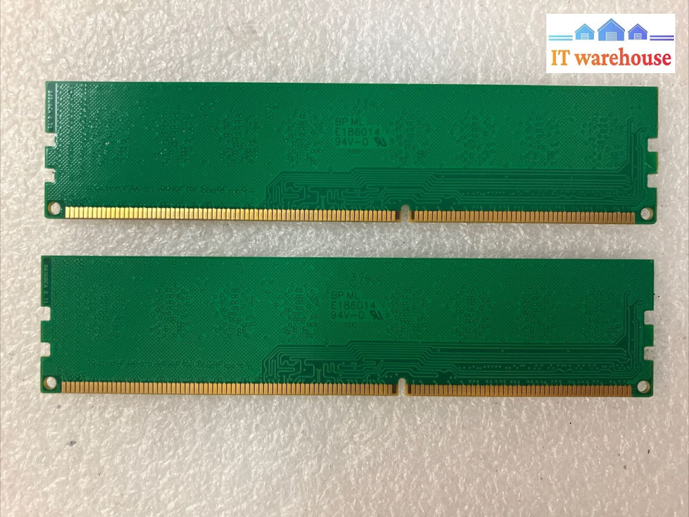 (2X 2Gb) Crucial Bl111Gy.dk Ddr3-1333 Pc3-10600 Ct25664Ba1339.M8Fmr Dimm Ram ~