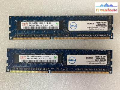 ~ (2X 2Gb) Hynix Korea 05 Hmt125U7Tfr8C - H9 Pc3-10600E Ddr3 Memory Sdram