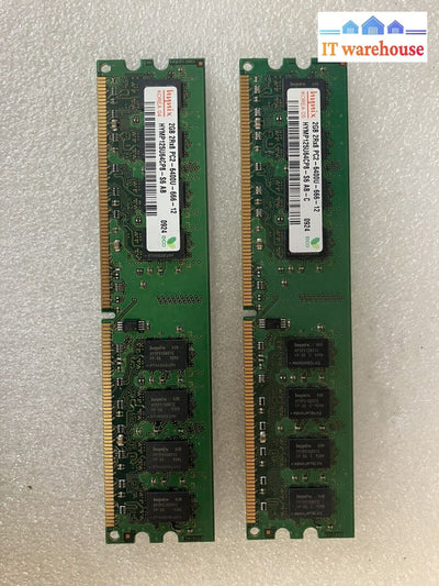 ~ (2X 2Gb) Hynix Pc2-6400U Hymp125U64Cp8-S6 Ab Memory Sdram