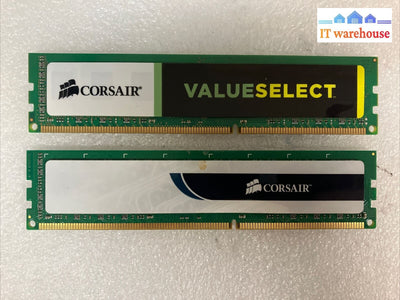 (2X 4Gb) Corsair Cmv4Gx3M1A1333C9 Ddr3-1333 Pc3-10600 Dimm Desktop Memory Ram ~