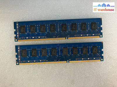 ~ (2X 4Gb) Hynix 4Gb 2Rx8 Pc3-10600U-9-11-B1 Hmt351U6Cfr8C Ram Desktop Memory