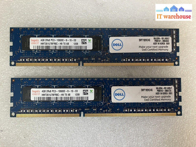 ~ (2X 4Gb) Hynix Korea 07 Hmt351U7Bfr8C - H9 Pc3-10600E Ddr3 Memory Ram Sdram