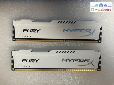 ~ (2X 4Gb) Kingston Fury Hyper Hx316C10Fwk2/8 Ddr3-1600 Pc3-12800 Gaming Memory