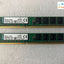 (2X 4Gb) Kingston Kvr13N9S8/4 Pc3-10600 Ddr3-1333 Low Profile Dimm Ram 99U5474 ~