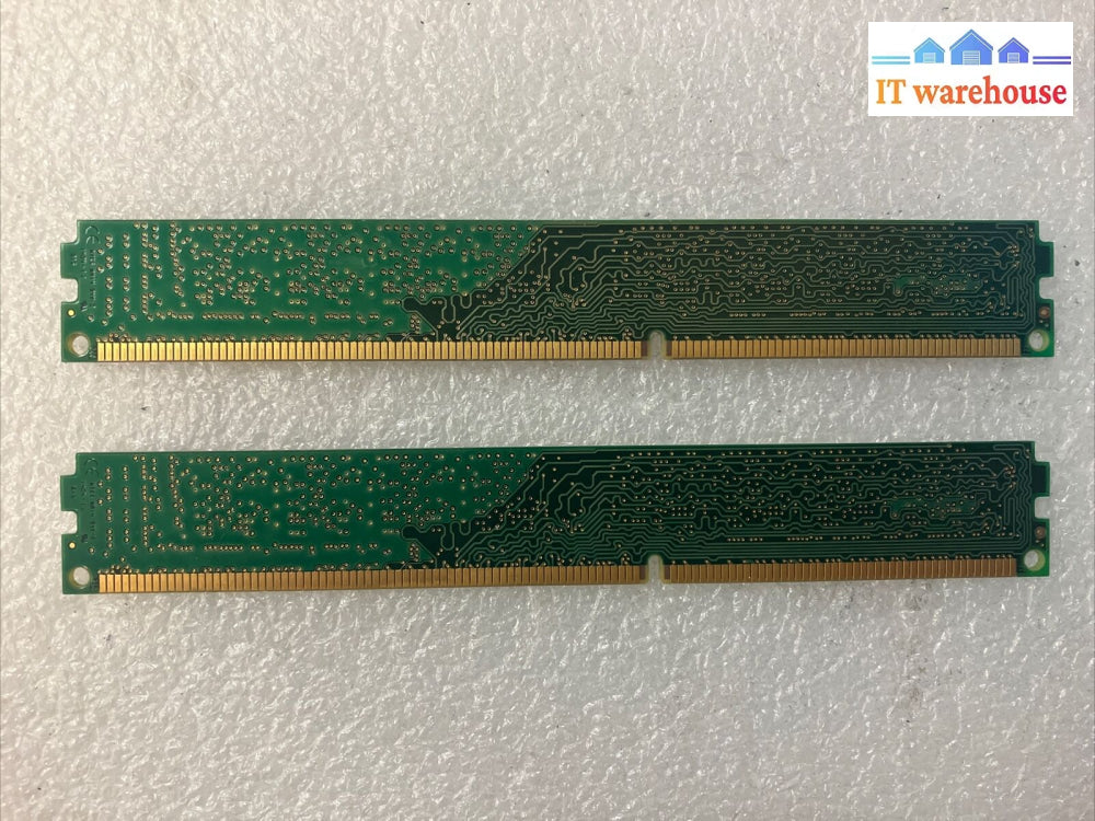 (2X 4Gb) Kingston Kvr13N9S8/4 Pc3-10600 Ddr3-1333 Low Profile Dimm Ram 99U5474 ~