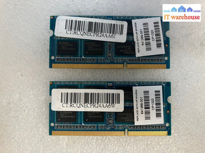 ~ (2X 4Gb) Ramaxel 2Rx8 Pc3-12800S Ddr3 Sodimm Laptop Memory Ram Rmt3160Ed58E9W