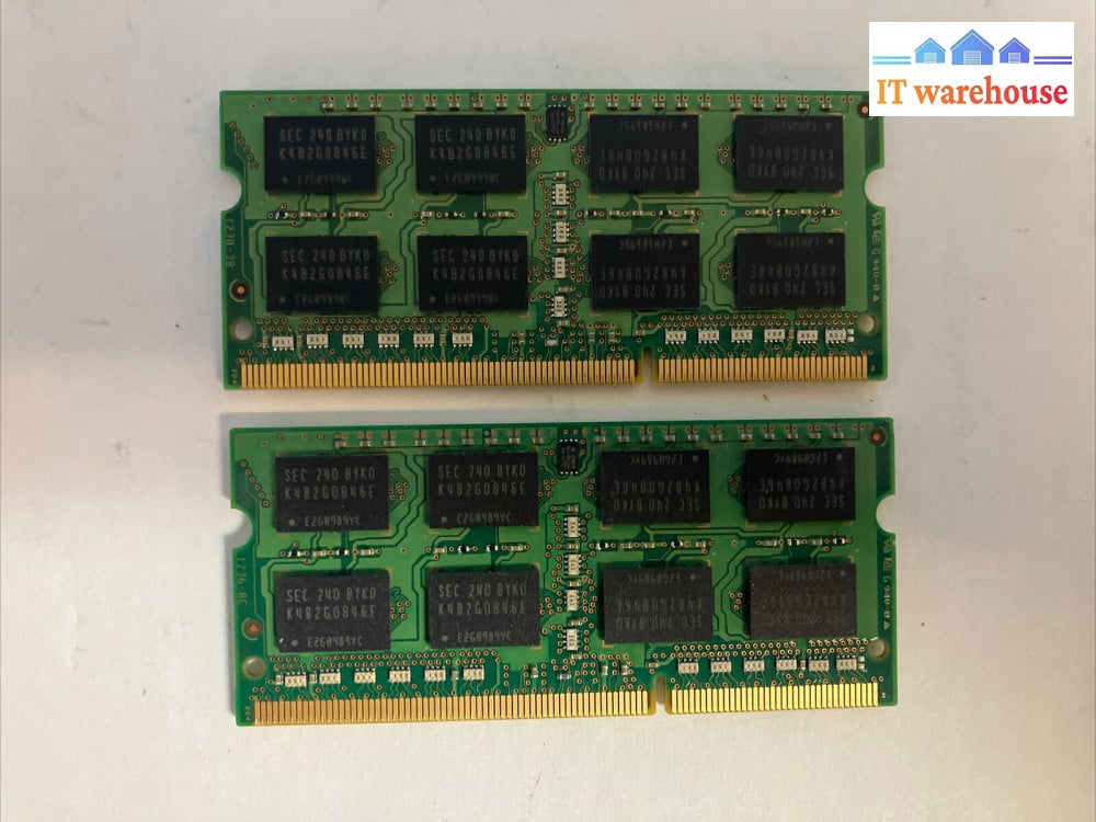 (2X 4Gb) Transcend Pc3L-10600 Ddr3-1333 2Rx8 So-Dimm Laptop Ram Memory ~