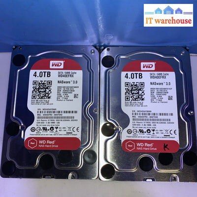 (2X) 4Tb Western Digital Red Plus (5400Rpm 3.5’ Sata Iii 64Mb) Nas Hdd