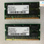 (2X 512Mb) Infineon Hys64D64020Hbdl Pc-2700S Ddr-333 So-Dimm Laptop Ddr1 Ram ~