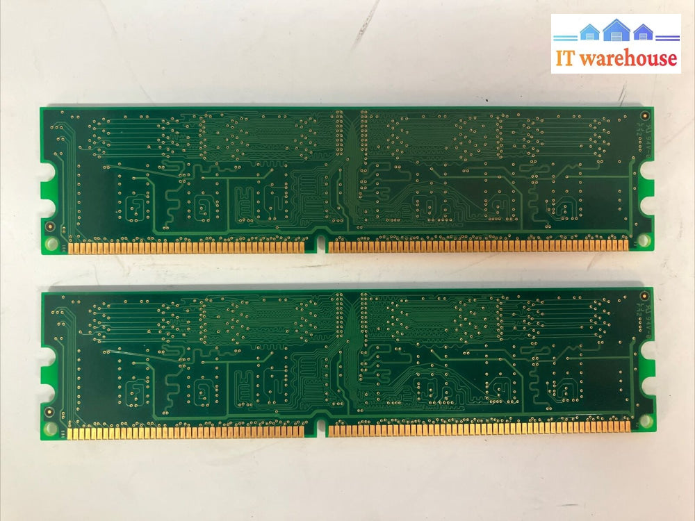 (2X 512Mb) Samsung M368L6523Cus-Ccc Ddr-400 Pc-3200 Cl3 Dimm Desktop Memory ~