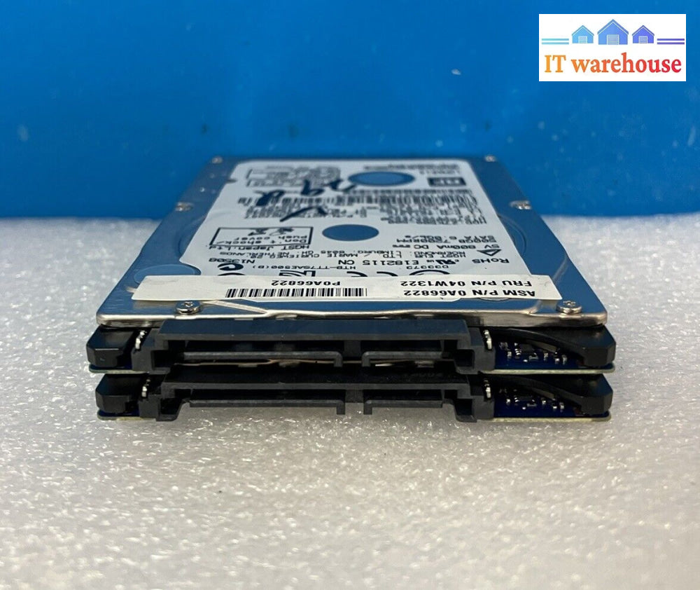 (2X) 7Mm Thin 2.5’ Sata Hgst 500Gb 5.4Krpm Drive Hts7250A7E630 Laptop~